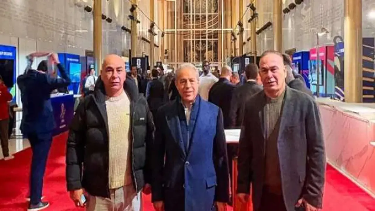 كأس العالم بأمريكا تجمع حسام وإبراهيم حسن مع الدرندلي في حفل استقبال المنتخبين